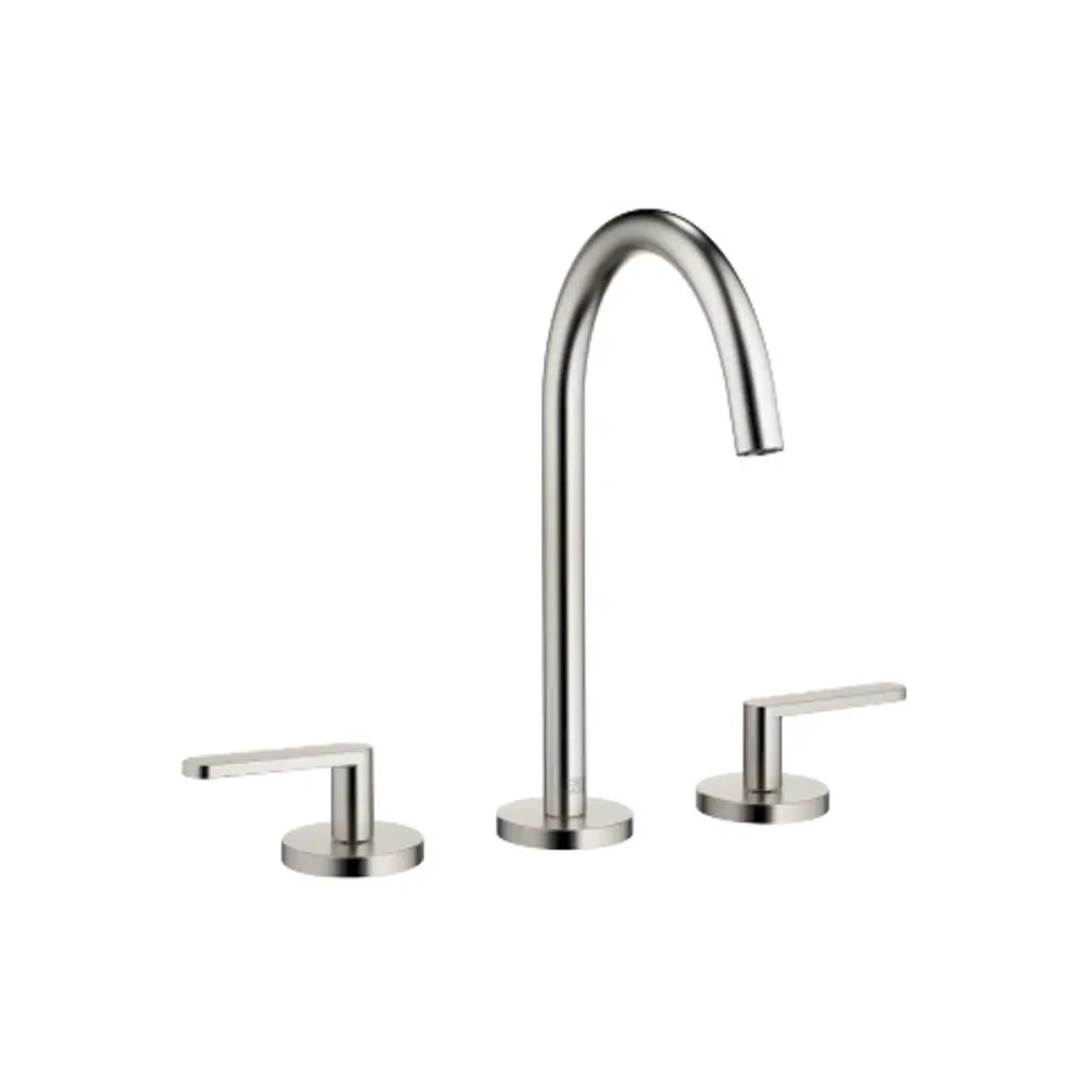 Dornbracht-META-Waschtisch-Dreilochbatterie-Ausladung 168mm-platin gebürstet, 20713661-06 Galeriebild 1